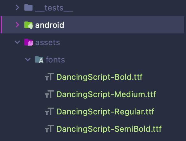 change font