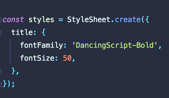 change font